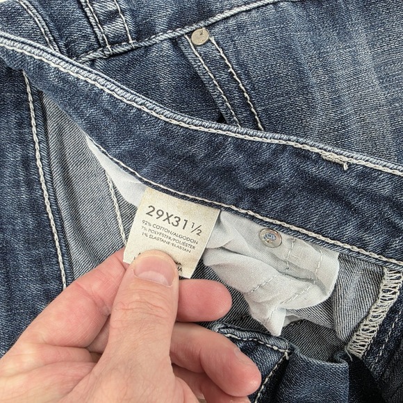 BKE Stella Bootcut Jeans Womens 29 Blue Denim Mid Rise Stretch - Picture 8 of 12